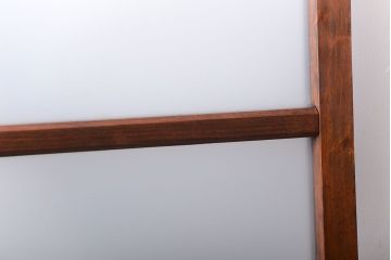 和製アンティーク　古い木製のすりガラス入りドア