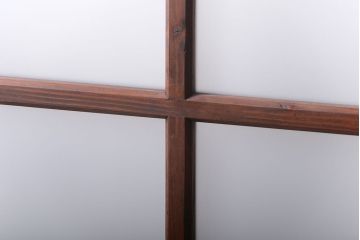 和製アンティーク　古い木製のすりガラス入りドア