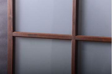和製アンティーク　古い木製のすりガラス入りドア