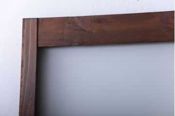 和製アンティーク　古い木製のすりガラス入りドア