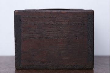 アンティーク雑貨　古民具・骨董　古い栗材のアンティーク時代箱