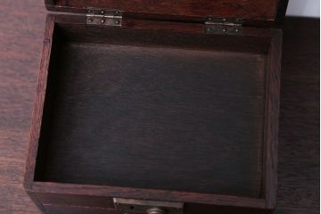 アンティーク雑貨　和製アンティーク　古いナラ材の小さな木箱