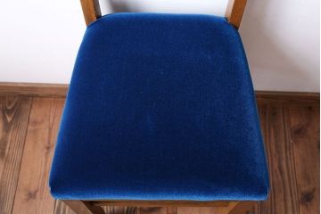 レトロ家具　アンティーク　古いナラ材のレトロでかわいい小さなチェア