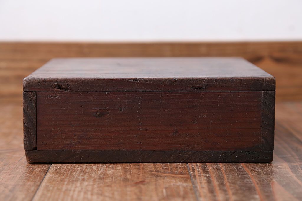 アンティーク雑貨　アンティーク　古い木製の壁掛けレターラック(状差し)