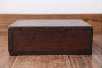 アンティーク雑貨　アンティーク　古い木製の壁掛けレターラック(状差し)