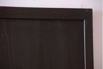 和製アンティーク　モダンな色ガラス入り帯戸2枚セット(2)(ガラス帯戸)