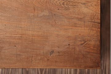 アンティーク家具　アンティーク　天板一枚板!組み立て式の木味裁ち板