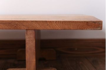 アンティーク家具　アンティーク　天板一枚板!組み立て式の木味裁ち板