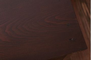 アンティーク家具　和製アンティーク　総栗材の小ぶりで上品な片袖机(デスク)