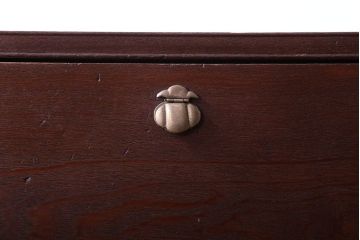 アンティーク家具　シンプルで上品なアンティーク衣装箪笥(チェスト)(2)