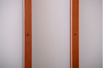 昭和レトロ　モールガラス、すりガラス入り!古い木のガラス引き戸2枚セット