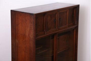 アンティーク家具　古民具・骨董　前面欅材のアンティーク茶箪笥