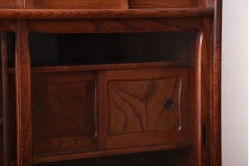 アンティーク家具　古民具・骨董　前面欅材のアンティーク茶箪笥