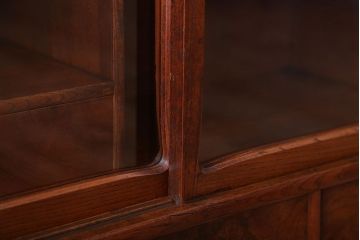 アンティーク家具　古民具・骨董　前面欅材のアンティーク茶箪笥