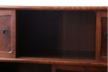 アンティーク家具　古民具・骨董　前面欅材のアンティーク茶箪笥