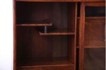 アンティーク家具　古民具・骨董　前面欅材のアンティーク茶箪笥