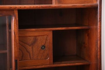 アンティーク家具　古民具・骨董　前面欅材のアンティーク茶箪笥