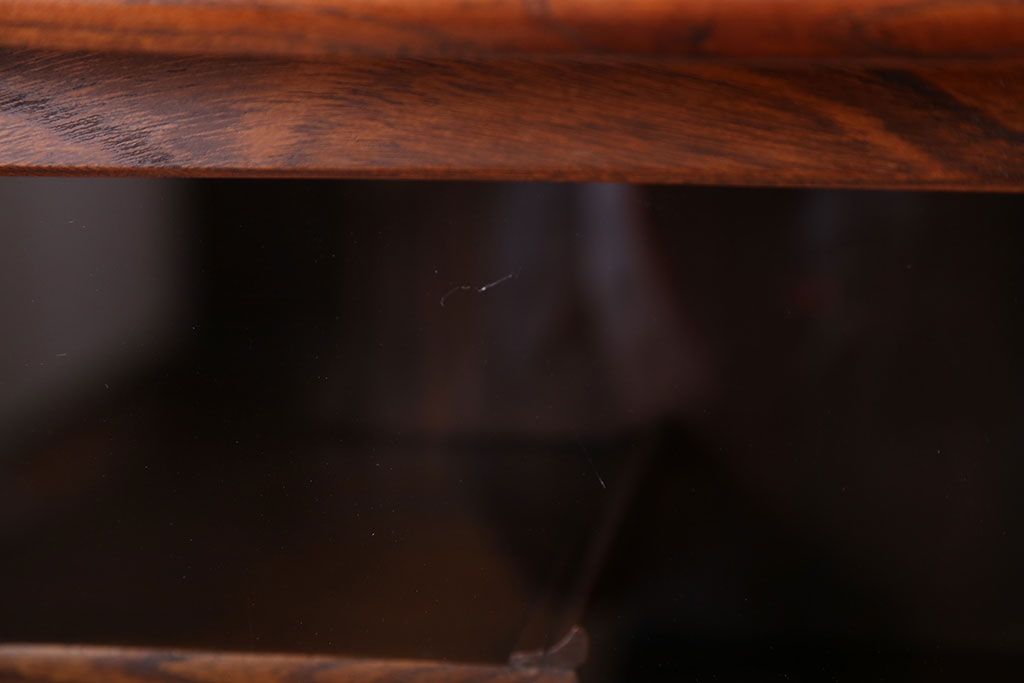 アンティーク家具　古民具・骨董　前面欅材のアンティーク茶箪笥