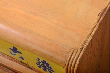 レトロ家具　昭和レトロ　古い木製のアンティーク糸ケース(小引き出し)