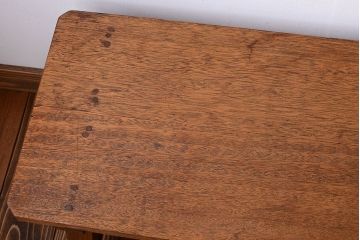 アンティーク家具　アンティーク　古い木の小さなベンチ(スツール)