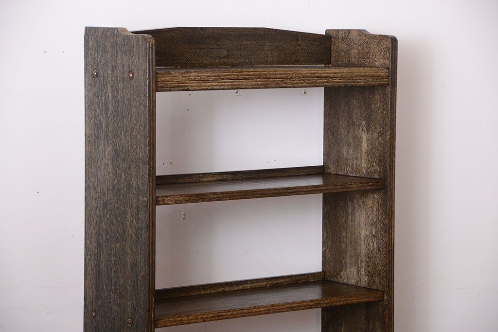 アンティーク家具　アンティーク　シンプルでシックな古い本棚