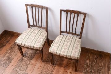 中古　カリモク　ドマーニ　ダイニングチェア2脚セット(定価1脚約6万円)