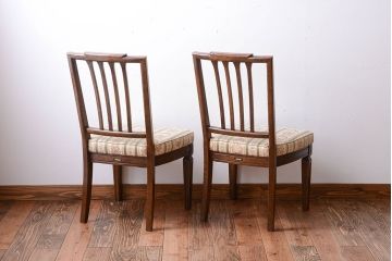中古　カリモク　ドマーニ　ダイニングチェア2脚セット(定価1脚約6万円)