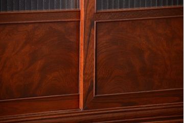 アンティーク家具　古民具・骨董　最高級品!三方欅無垢材の二段重ね収納棚