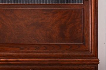 アンティーク家具　古民具・骨董　最高級品!三方欅無垢材の二段重ね収納棚