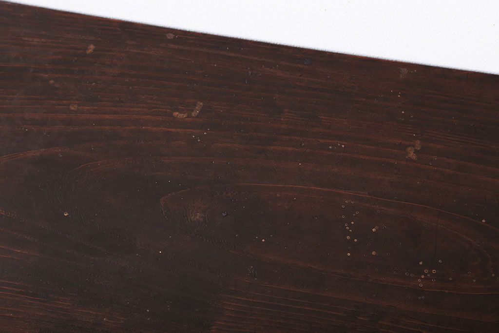 アンティーク雑貨　古民具・骨董　引き出し2杯付き!古い木の大きな収納ボックス(BOX・箱)