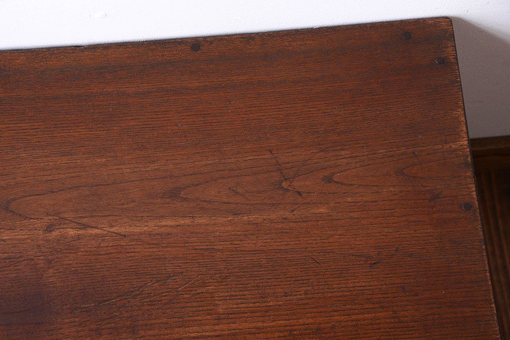 アンティーク雑貨　アンティーク　古い木の大きな収納ボックス(BOX・箱)