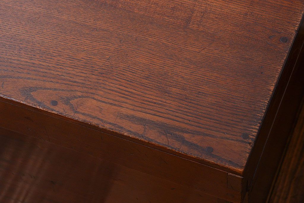 アンティーク雑貨　アンティーク　古い木の大きな収納ボックス(BOX・箱)