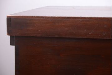 アンティーク雑貨　アンティーク　古い木の大きな収納ボックス(BOX・箱)