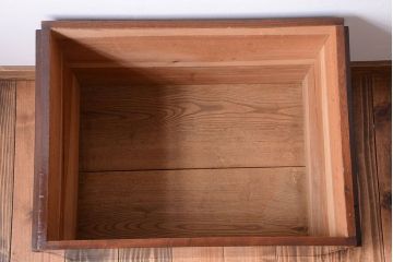 アンティーク雑貨　アンティーク　古い木の大きな収納ボックス(BOX・箱)