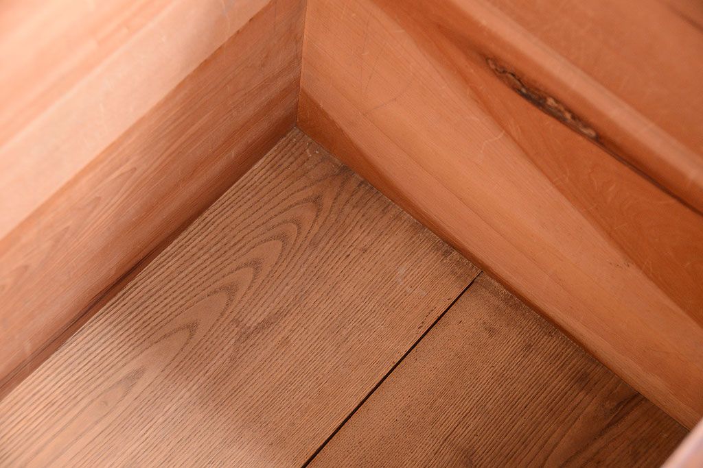 アンティーク雑貨　アンティーク　古い木の大きな収納ボックス(BOX・箱)