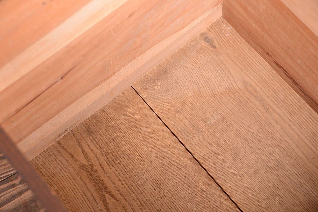 アンティーク雑貨　アンティーク　古い木の大きな収納ボックス(BOX・箱)