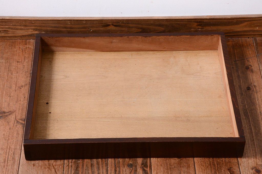 アンティーク雑貨　アンティーク　古い木の大きな収納ボックス(BOX・箱)