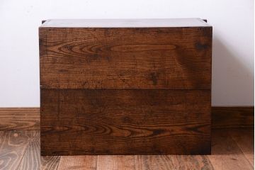 アンティーク雑貨　アンティーク　古い木の大きな収納ボックス(BOX・箱)
