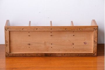 レトロ家具　昭和レトロ　透かし彫りがおしゃれなアンティーク本立て
