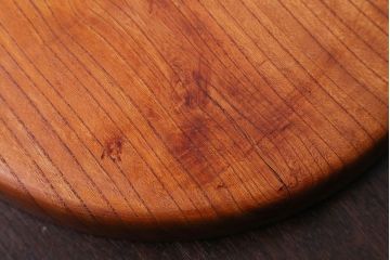 アンティーク雑貨　和製アンティーク　総欅材のお盆大小2つセット