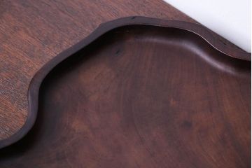 アンティーク雑貨　古民具・骨董　高級品!唐木をくり貫いて作ったお盆