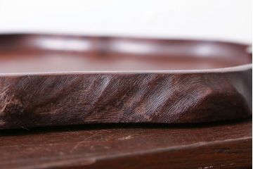 アンティーク雑貨　古民具・骨董　高級品!唐木をくり貫いて作ったお盆