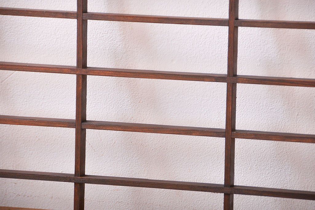 和製アンティーク　小さな格子戸4枚セット