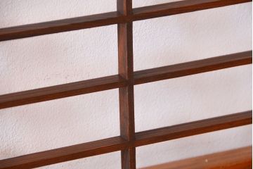 和製アンティーク　小さな格子戸4枚セット