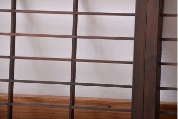 和製アンティーク　小さな格子戸4枚セット