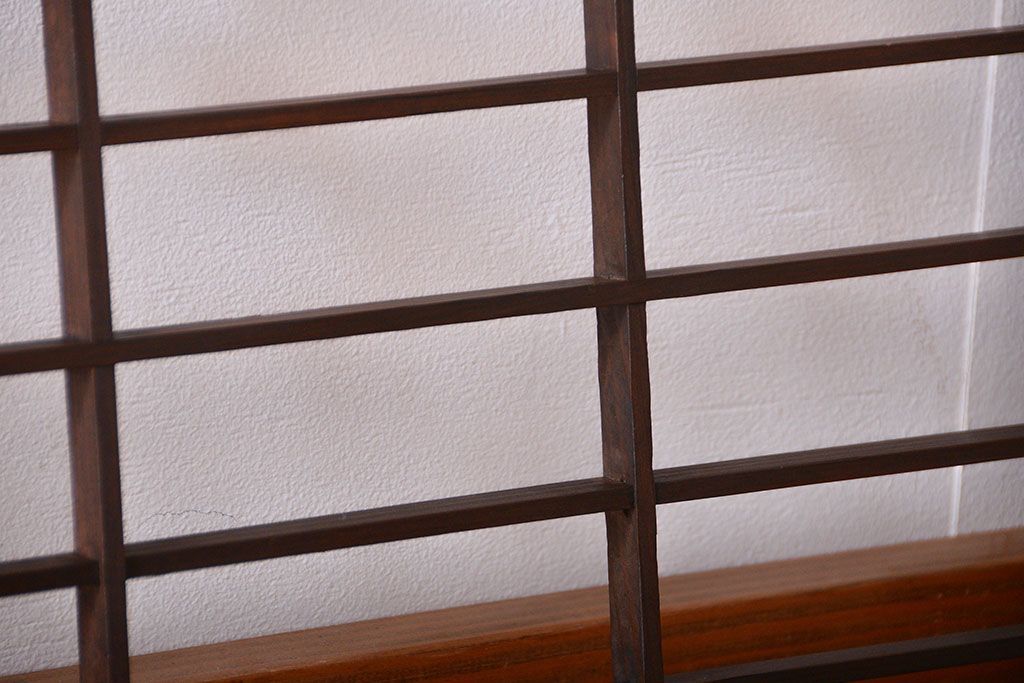 和製アンティーク　小さな格子戸4枚セット