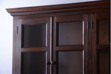 中古　民芸家具　モダンなデザインの大きな食器棚(定価約89万円)