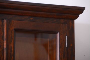 中古　民芸家具　モダンなデザインの大きな食器棚(定価約89万円)