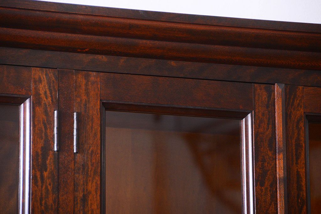 中古　民芸家具　モダンなデザインの大きな食器棚(定価約89万円)