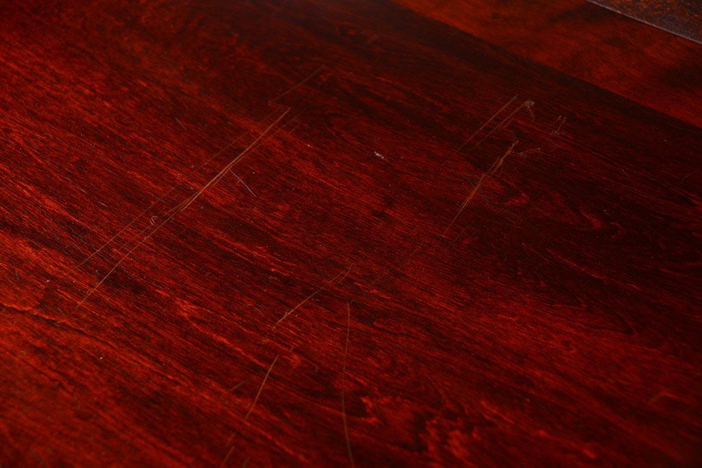 中古　民芸家具　モダンなデザインの大きな食器棚(定価約89万円)